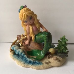 Mermaid statue mystical mermaids “littlest of friends”